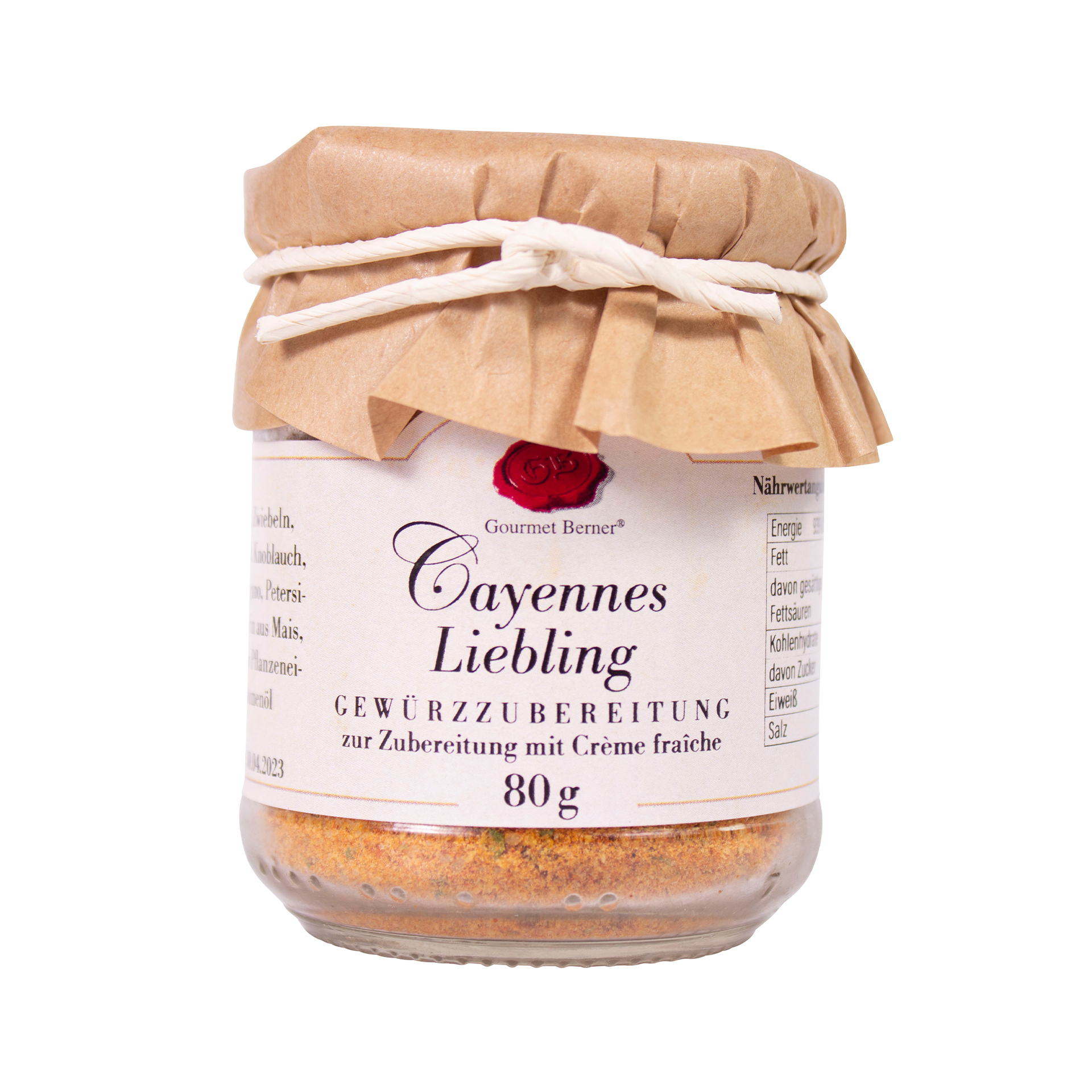 Gourmet Berner® Cayennes Liebling Dip (früher Caramba), 80g Glas